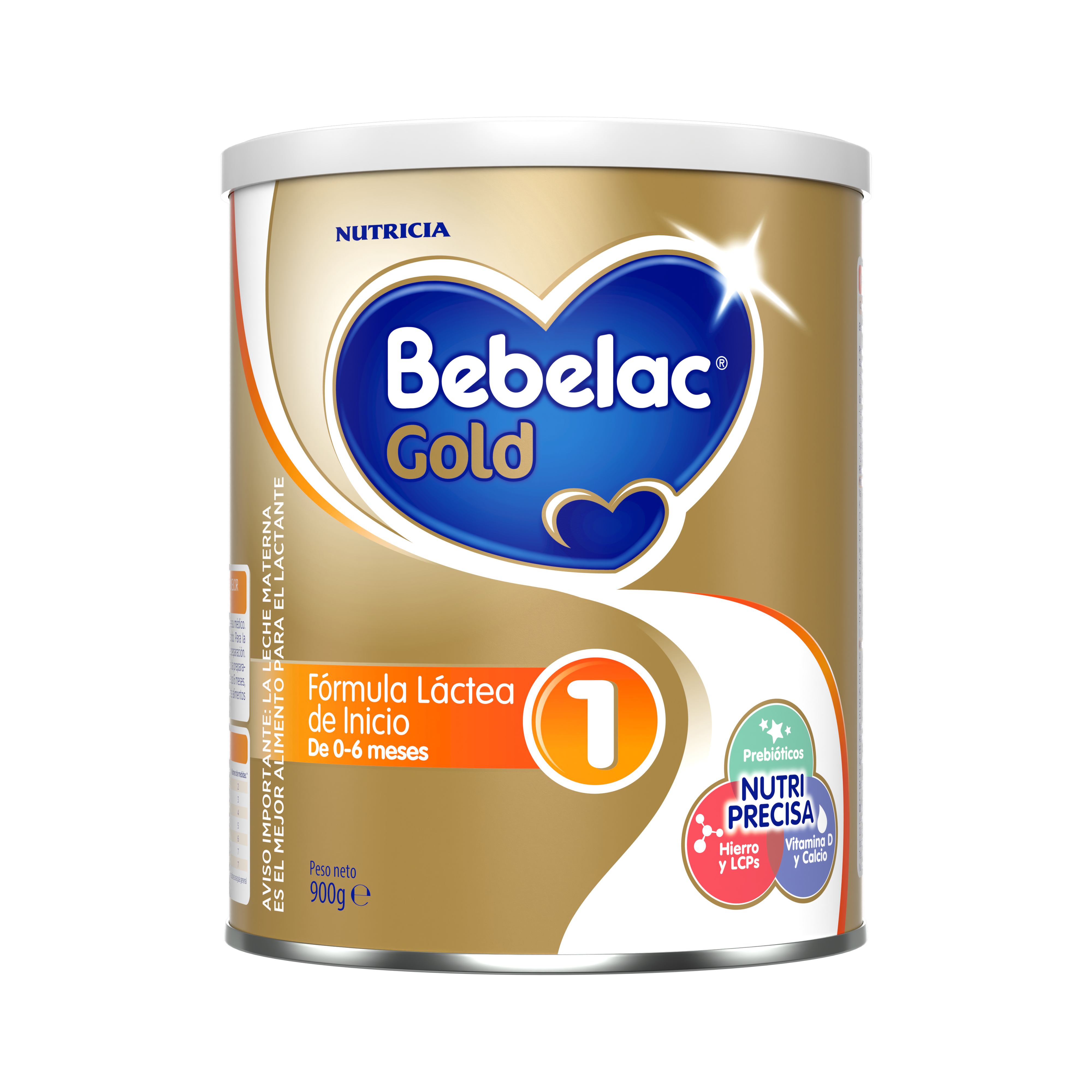 Bebelac Gold 1 Bebelac 1 fórmula láctea de inicio polvo para bebés 0 a 6 meses lata 900g - Bebeclub Ecuador